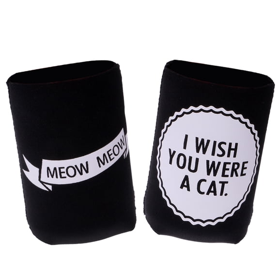 2pcs Novelty Beverage Can Stubby Sleeve Holder Cosy Accs