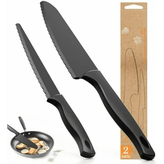 2pcs Nylon Knife, Kitchen Nylon Knives for Nonstick Pan, Safe, High Temperature Resistance$$Home Decor, Kitchen, & Other