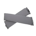 thumbnail image 1 of 2pcs Office Armrest Covers Zippered Sofa Arm Protectors , Gray, as described, 1 of 6