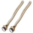 thumbnail image 1 of 2pcs Oil Lamp Wick Replacement,2PCS Replacement Effusion Lamp Wick for Catalytic Burner Diffuser Aromatherapy Decoration (Golden), 1 of 7