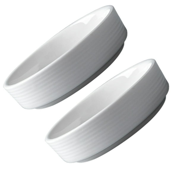 2pcs Olive Oil Dipping Dishes Butter Dishes Soy Sauce Bowls Ceramic Sauce Dishes