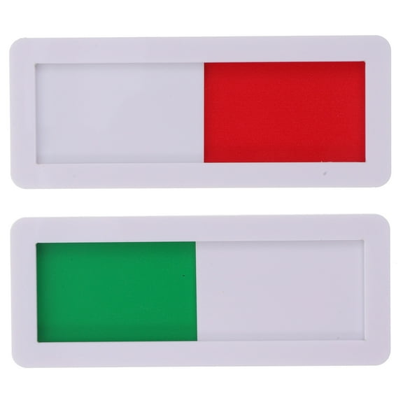 2pcs Open Closed Slide Door Sign Conference Room Slider Door Privacy Indicator
