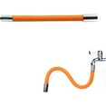 2pcsOrange 30cm Extension Tube Faucet Universal Extension Flexible