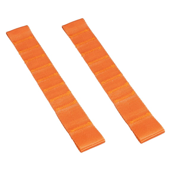 2pcs Orange Front Rear Door Straps Adjustable Limiting Check Strap for Jeep Wrangler TJ JK JKU JL 2000-2018