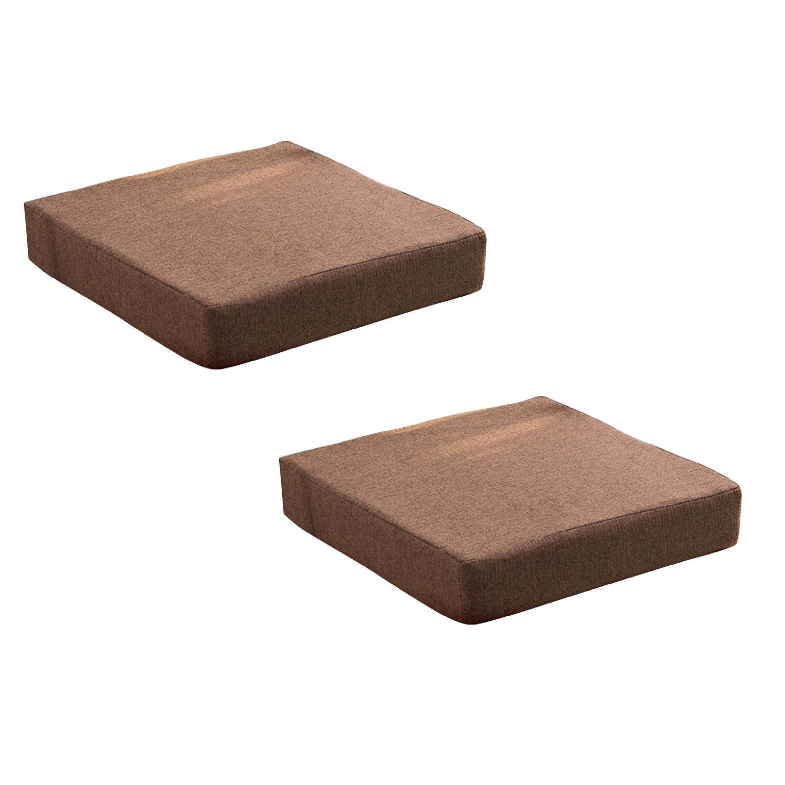 2pcs Outdoor Cushions for Patio Furniture, Non-Slip High Memory Sponge Patio Seat Cushions Replacement,Soft Outdoor Chair Pads,Seat Cushion for Couch Sofa Garden Home