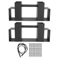 2pcs Outdoor Firewood Log Storage Rack Bracket Kit Fireplace Wood