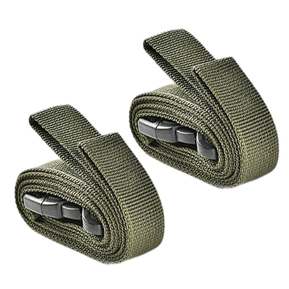 2pcs Outdoor Nylon Buckle Strap Luggage Cargo Straps Cable Ties Adjustable Webbing Strap with Quick Release Buckles