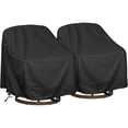 thumbnail image 1 of 2pcs Outdoor Swivel Lounge Chair Cover, Lawn Patio Chairs, Waterproof Heavy Duty Patio Rocking Chair Covers for Outdoor Furniture,, 1 of 7