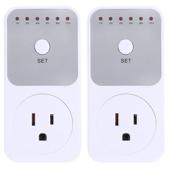 2pcs Outlet Timer Adjustable Electric Timers For Electrical Outlet 3