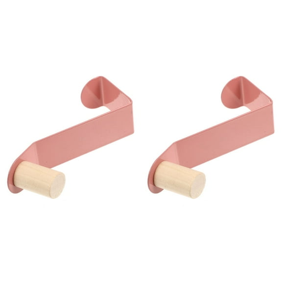 2pcs Over The Door Hook, Towel Hanger Door Coat Rack, Clothes Hangers for Closets Bathroom, Unique Design, 2 Hooks