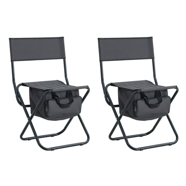 Coleman Steel Sling Oversize Folding Camping Chair w/ Cup Holder & Carry Bag