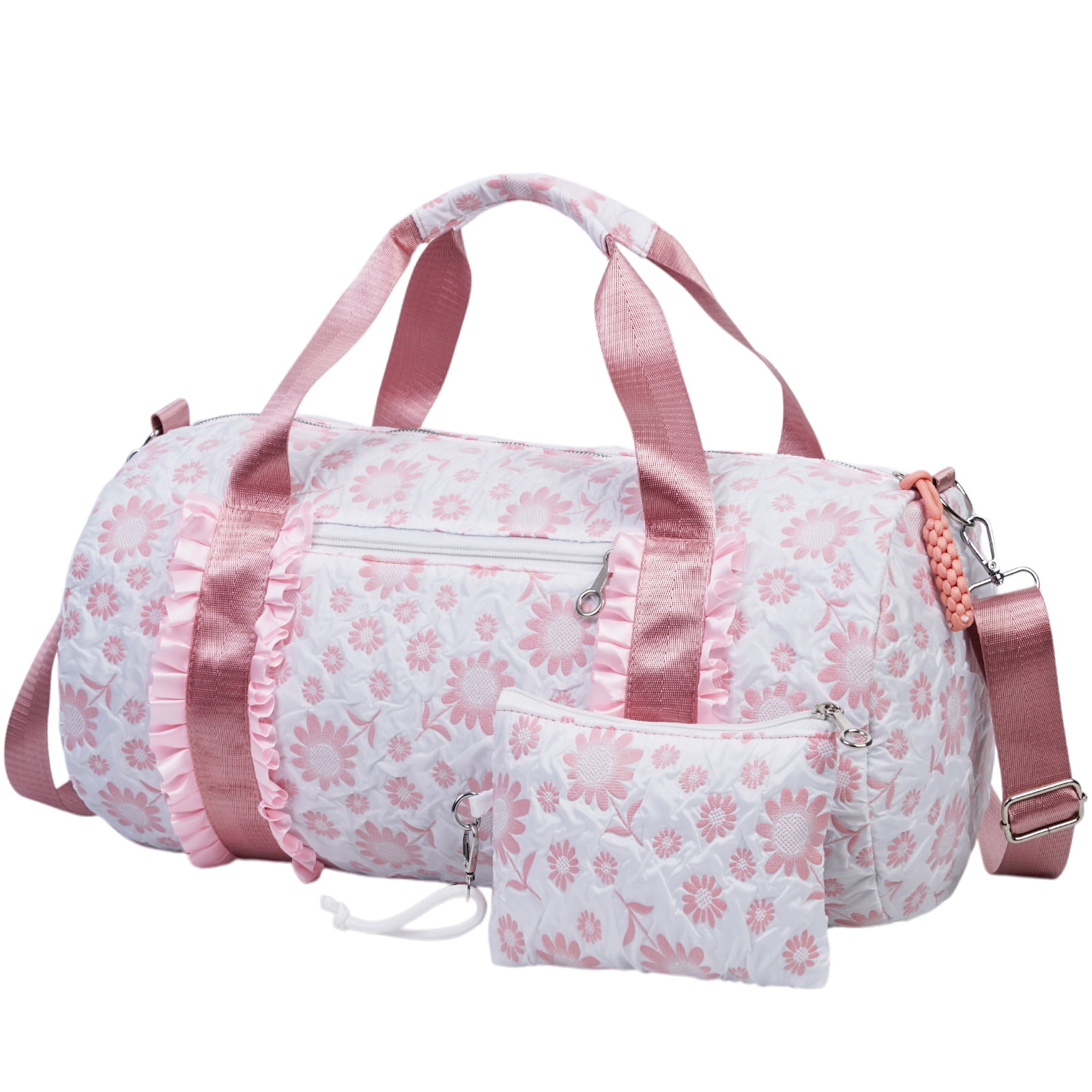 2pcs Oxford Travel Tote Bag Set for Women, Lightweight Weekender Duffel, Ideal for Carry-On, Overnight Trips, Gym, Daily Commute, Crossbody Bags