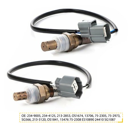 2pcs Oxygen Sensor Upstream&Downstream Fits for 2002-2004 Honda CR-V 2.4L