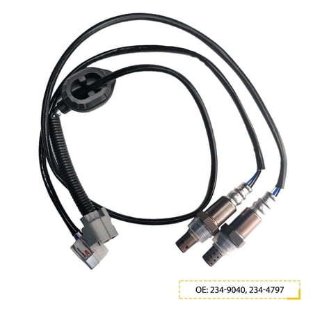 2pcs Oxygen Sensor Upstream&Downstream Fits for 2003-2007 Honda Accord 2.4L.