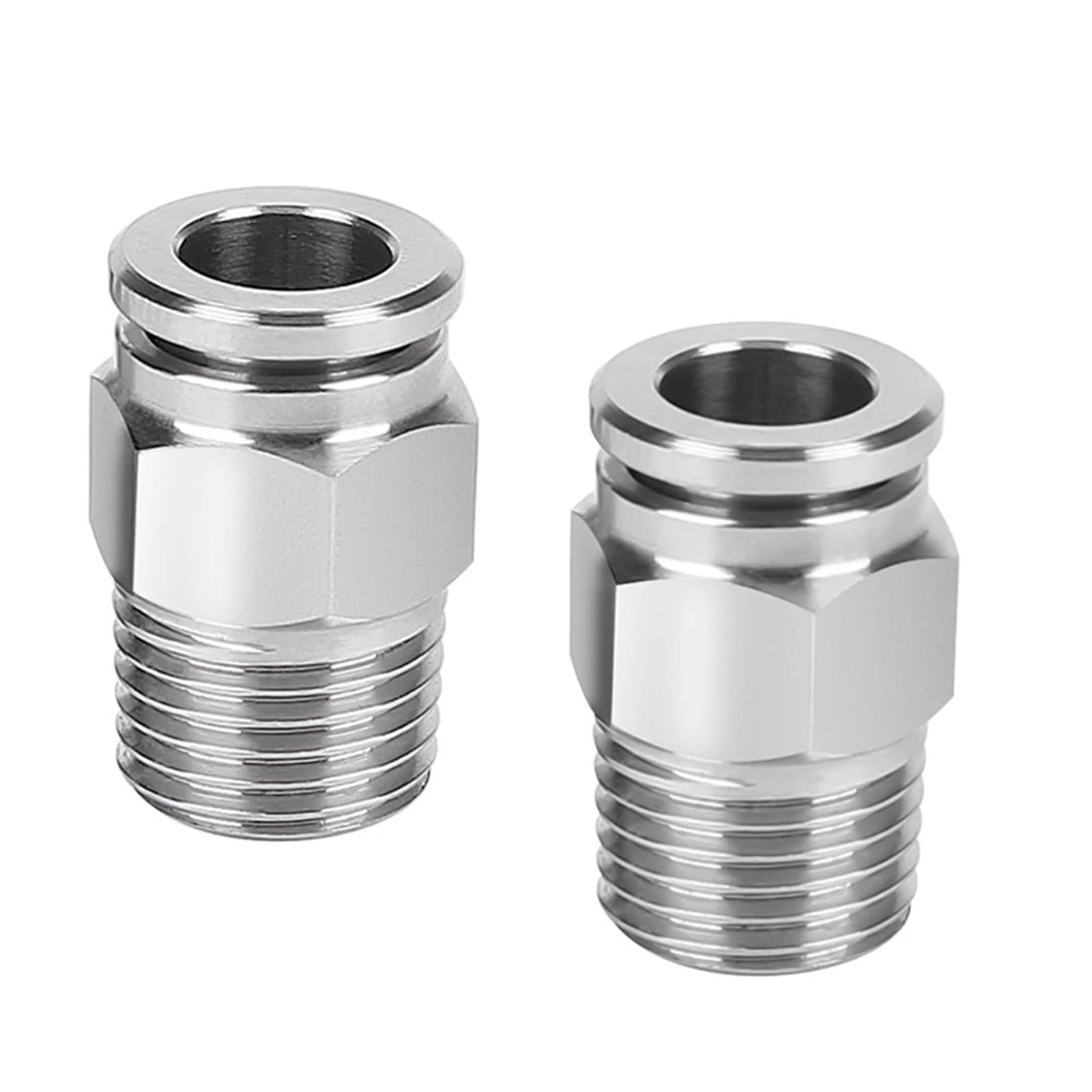 2pcs PC 304 Stainless Steel External Thread Pneumatic Quick Coupling 1/ ...
