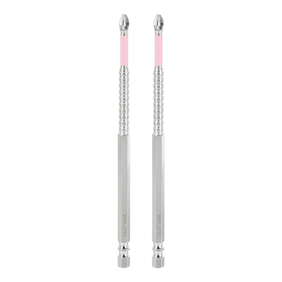 2pcs PH2 Phillips Impact Screwdriver Bit 6" Long Magnetic Anti Slip Tip K5 Steel