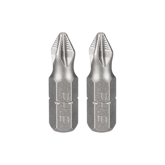 2pcs PH2 Phillips Impact Screwdrivers Bit 1" Long Magnetic Anti Slip Tip K5