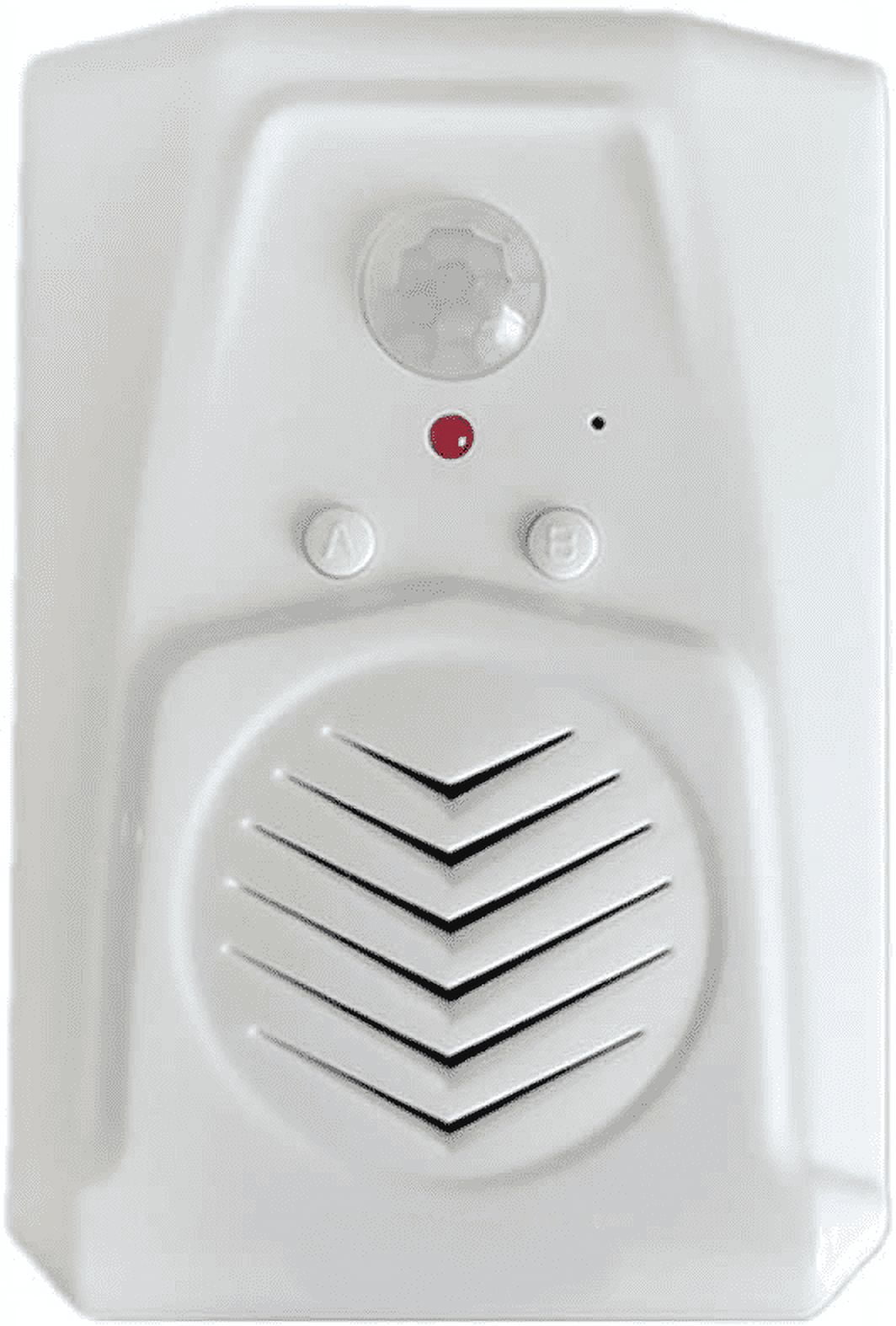 2pcs PIR Infrared Motion Sensor Activated Recordable Voice Audio Player Entrance Welcome Doorbell for Shop Store with USB Cable, Download MP3 Files Freely