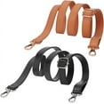 2pcs PU Leather Purse Strap 51 Inch Adjustable Shoulder Strap Handbag
