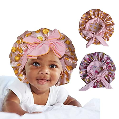 2pcs Pack Baby Kids Infant Satin Silk Hair For Girls Boys Toddler newborn
