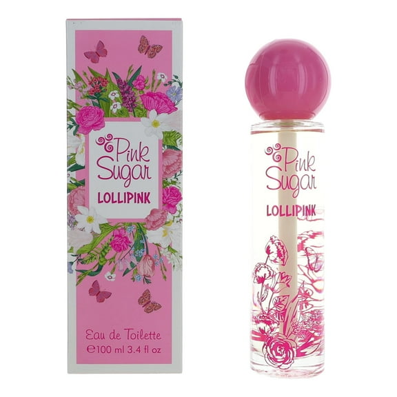 2pcs Pack Pink Sugar Lollipink by Aquolina, 3.4 oz EDT Spray for Women