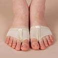 thumbnail image 1 of 2pcs/Pair Dance Paw Pads, Lyrical Ballet Belly Dance Foot Thong Paws Half Sole Foot Toe Undies Forefoot Pad Fitness Accessory for Women Girls, 1 of 7