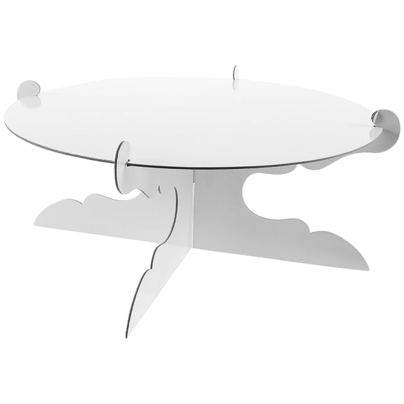 CRILSTYLEO White Disposable Cupcake Stand for Display Elegant Design Perfect for Parties Weddings Birthdays 2pcs