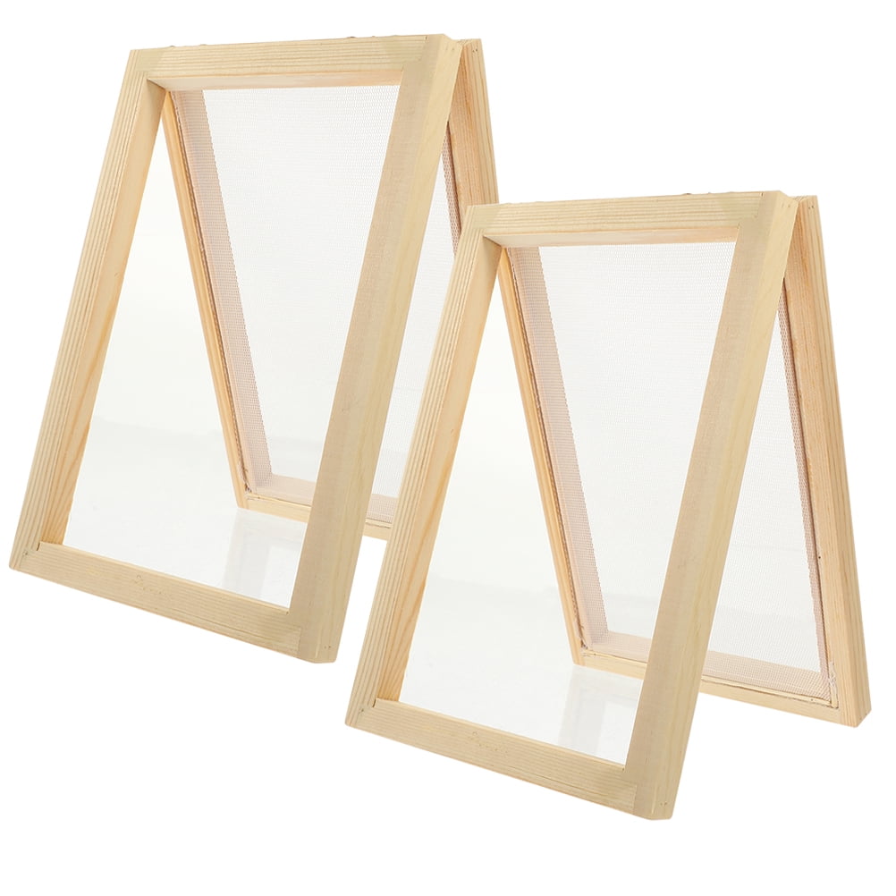 2pcs Paper Making Frame DIY Paper Making Frame Paper Making Wood Frame