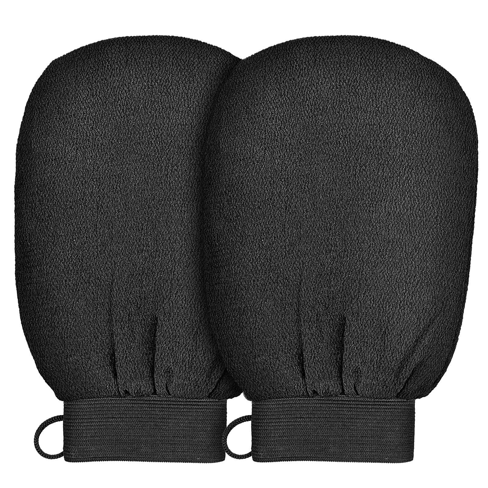2pcs Pcak Premium Exfoliating Mitts for Body  Exfoliating Glove for Shower Body Scrub Gloves