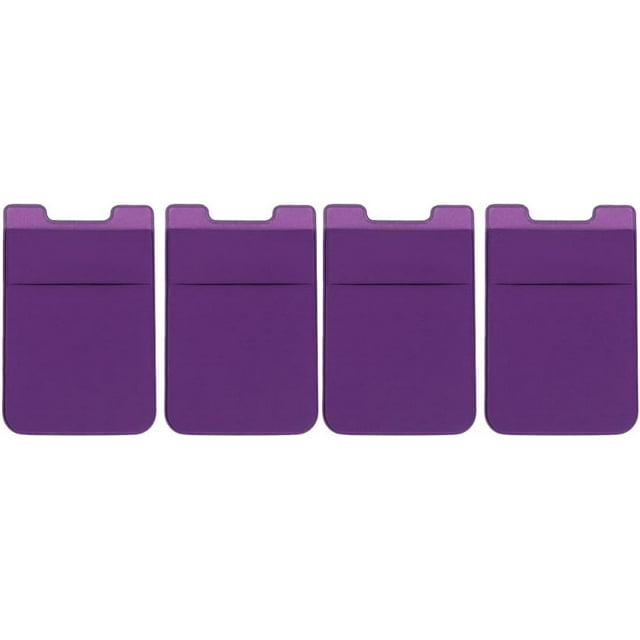 2pcs Phone Pouch Adhesive Stick on Cell Phone Wallet Cellphone Card