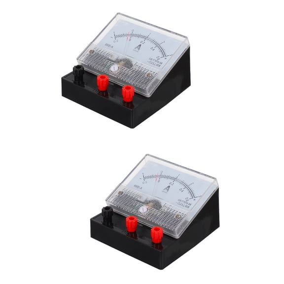 2pcs Physics Experiment Apparatus Electricity Current Measurement Tool Ammeter