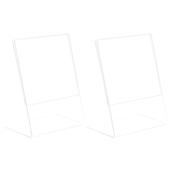 2pcs Picture Cards Display Frames Acrylic Transparent Photo Frames Poster Display Frames
