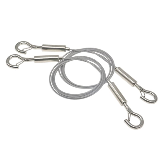 2pcs Picture Hanging Wire Stainless Steel Heavy Duty Wire Rope Holds Up to 66lbs