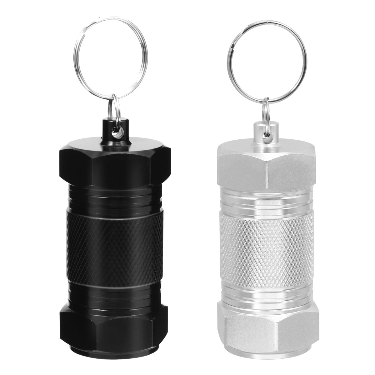 2pcs Pill Bottle Key-chain Mini Pill Container Pill Box Pill Case ...