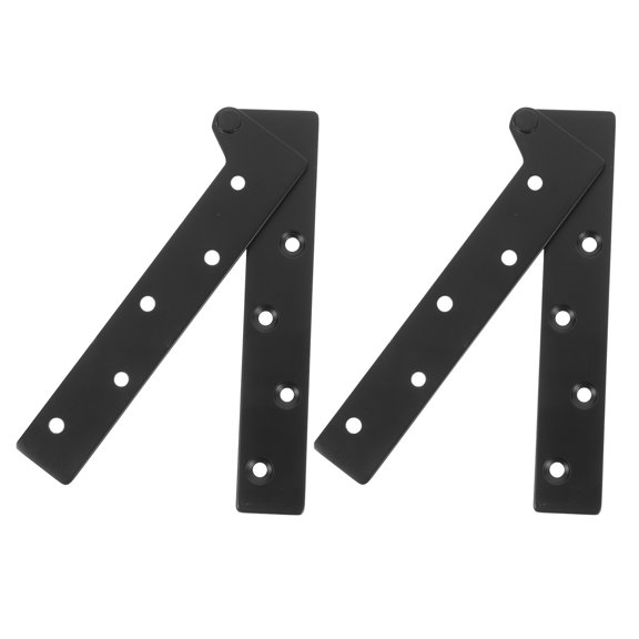 2pcs Hidden Rotatable Pivot Hinges for Furniture Convenient Metal Door Hinges