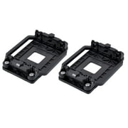 2pcs Plastic CPU Fan Stand Bracket Base Socket Black for AMD AM2 AM3 AM2+ AM3+