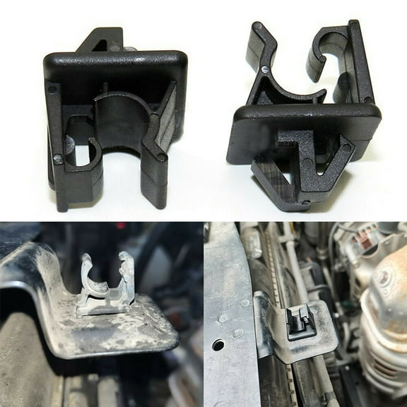 2pcs Plastic Car Auto Hood Support Prop Rod Clamp Holder Clips For Honda For Accord For Civic For CR-V Accessories For The Car