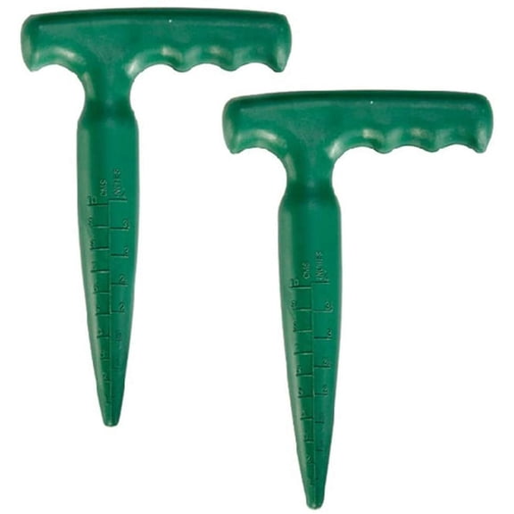 2pcs Plastic Handheld Transplanting Widger Planting Tools Sow Dibbler Soil Digger Hole Punch Garden Supplies Sowing Seeds Vegetable Loose