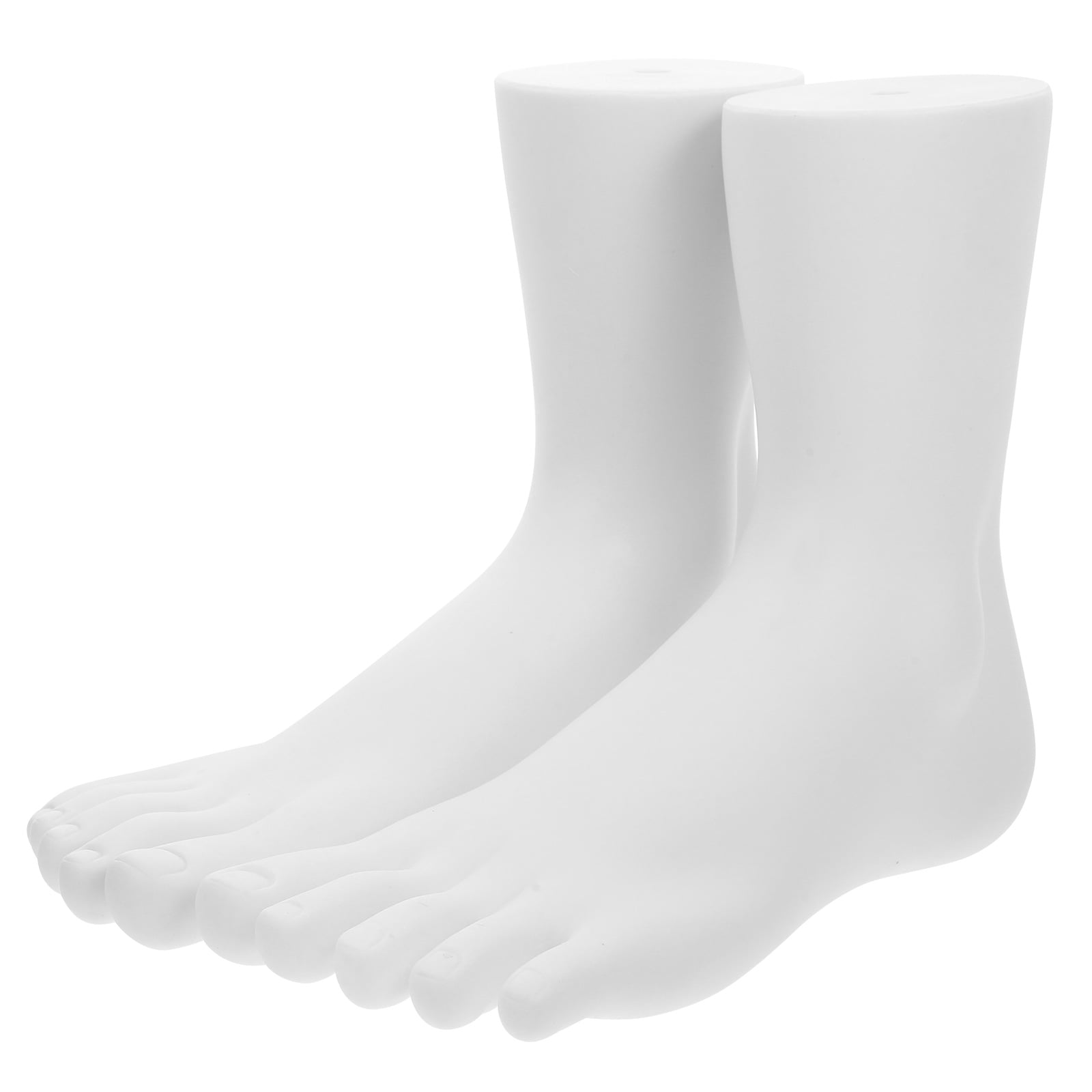 2pcs Plastic Mannequin Foot Display Stand Five-Toe Foot Model For Socks ...