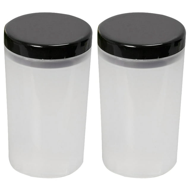 2pcs Plastic Paint Brush Cleaner Paint Brushes Cleaner Bottle Nail Art