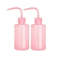 thumbnail image 1 of 2pcs Plastic Safety Wash Bottles, Lab Squeeze Bottle, Squirt Bottle Tattoo Bottle with Narrow Mouth and Scale Labels - 250ML, 1 of 6