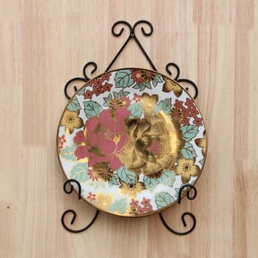 2pcs Plate Holder Wall Display Stand Artwork Display Rack Dish Display Holder