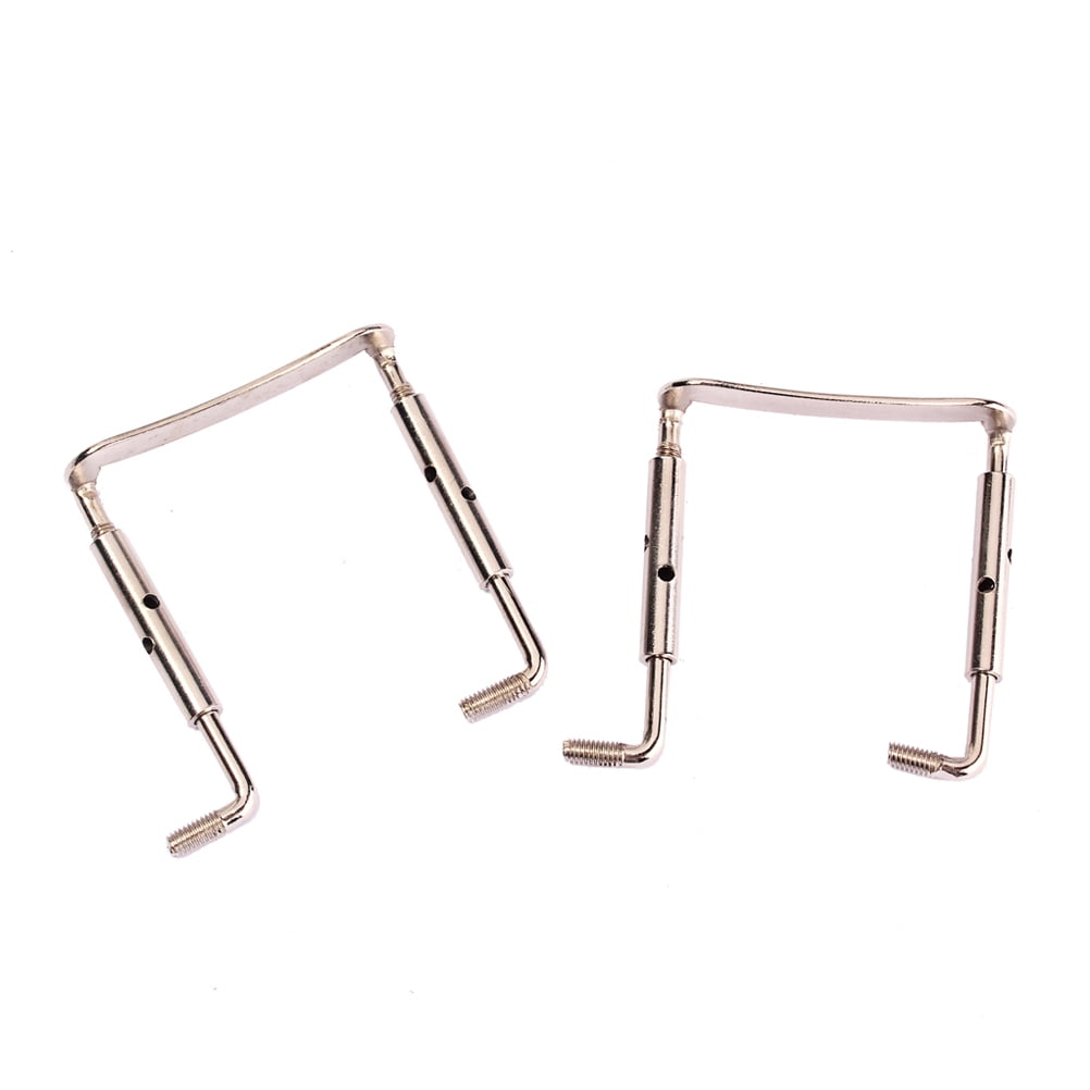 2pcs Plated Violin Chinrest Chin Rest Clamp Screw Durable Chinrest