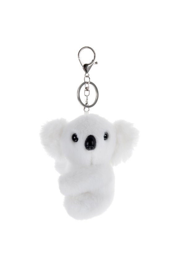 Cute Animal Design Pendant Plush 2Pcs 4.7x3.9x3.5in