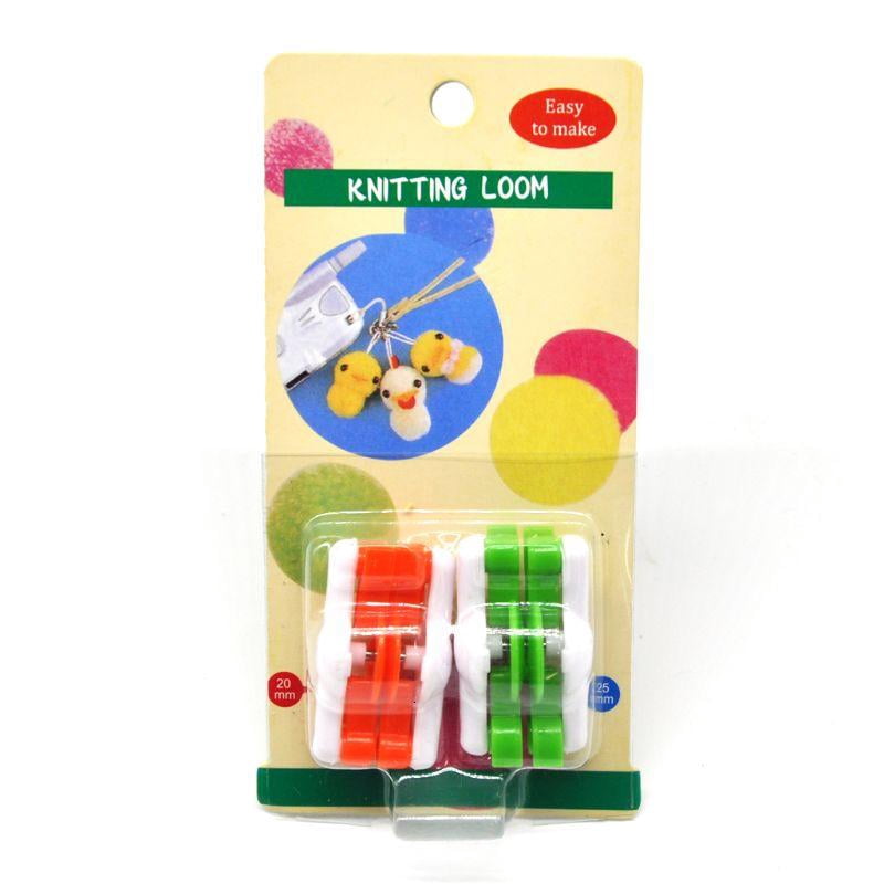 2pcs Pompom Pom-Pom Maker for Fluff Ball Weaver Needle DIY Wool ...