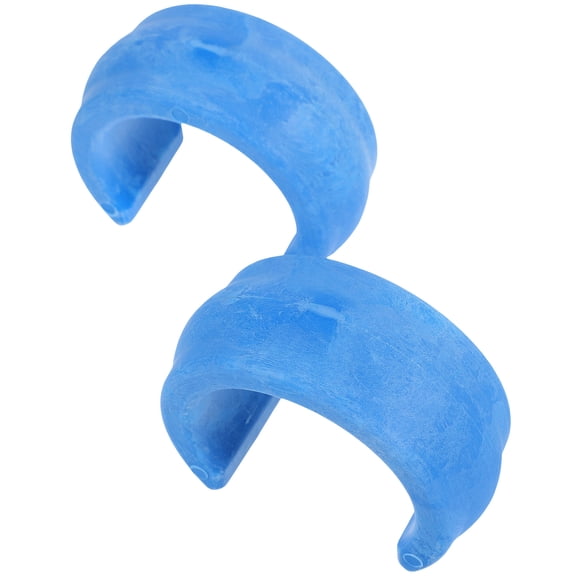 WASHWEPE Use Pool Hose Weights Blue PP 2Pcs 2.56X2.17X1.14In