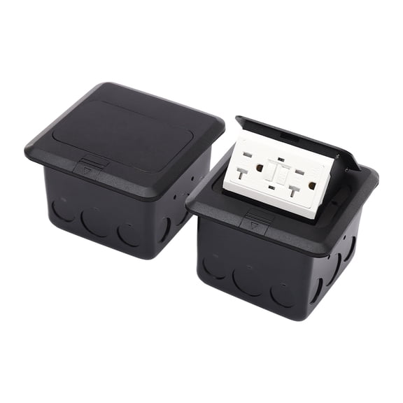 2pcs Pop-Up Floor Sockets, Pop Up Floor Outlet Sockets, 2PCS Hidden Sockets