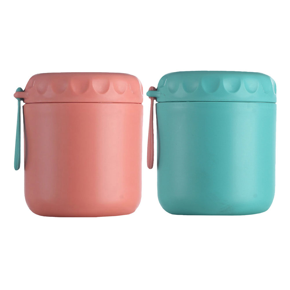 2pcs Portable Breakfast Lunch Cup Durable Water Cups Soup Cup with