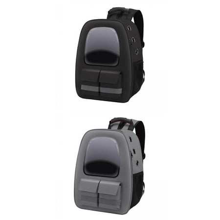 2pcs Portable Cat Carrier Backpack Large Pet Backpack Travel Outdoor Hiking