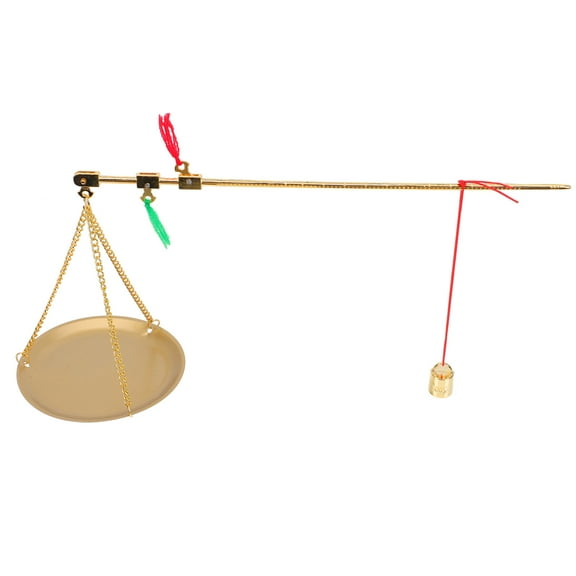 PartyKindom Vintage Copper Chinese Herb Scale, Accurate Weighing, Multi, 2Pcs